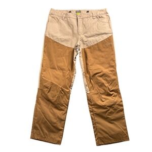 Cabela's Upland Field Pants Men's 38x30 Tan Brown Nylon Overlay Hunting Gorpcore